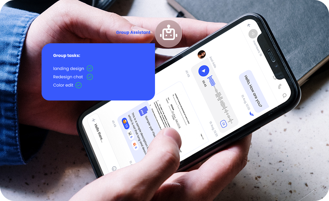 دستیار هوشمند پیام رسان سازمانی