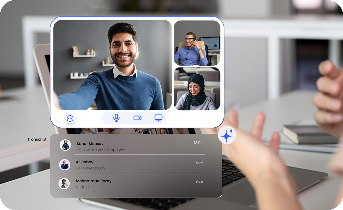 دستیار هوش مصنوعی در نرم افزار پیام رسان