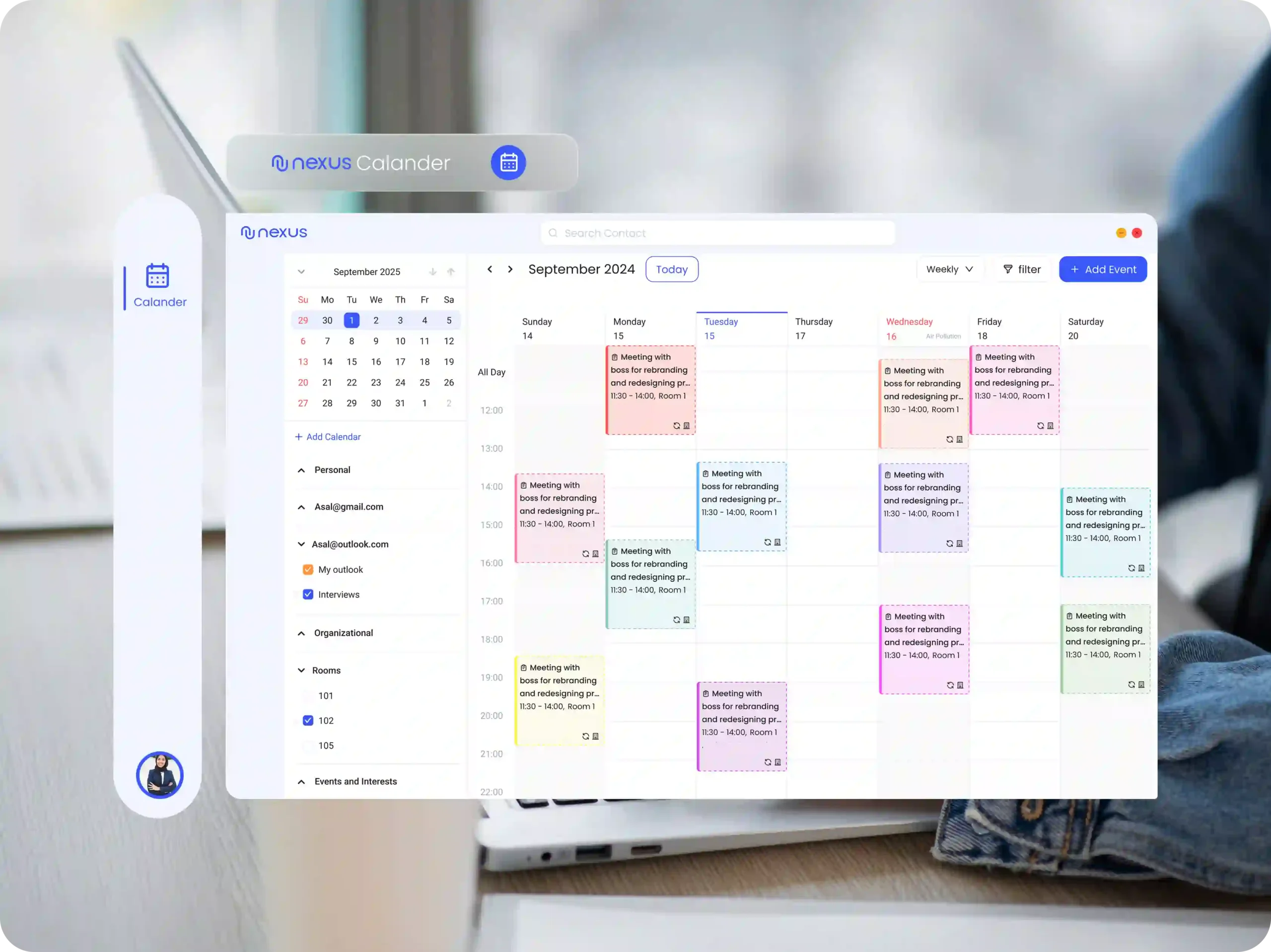 نرم افزار تقویم سازمانی