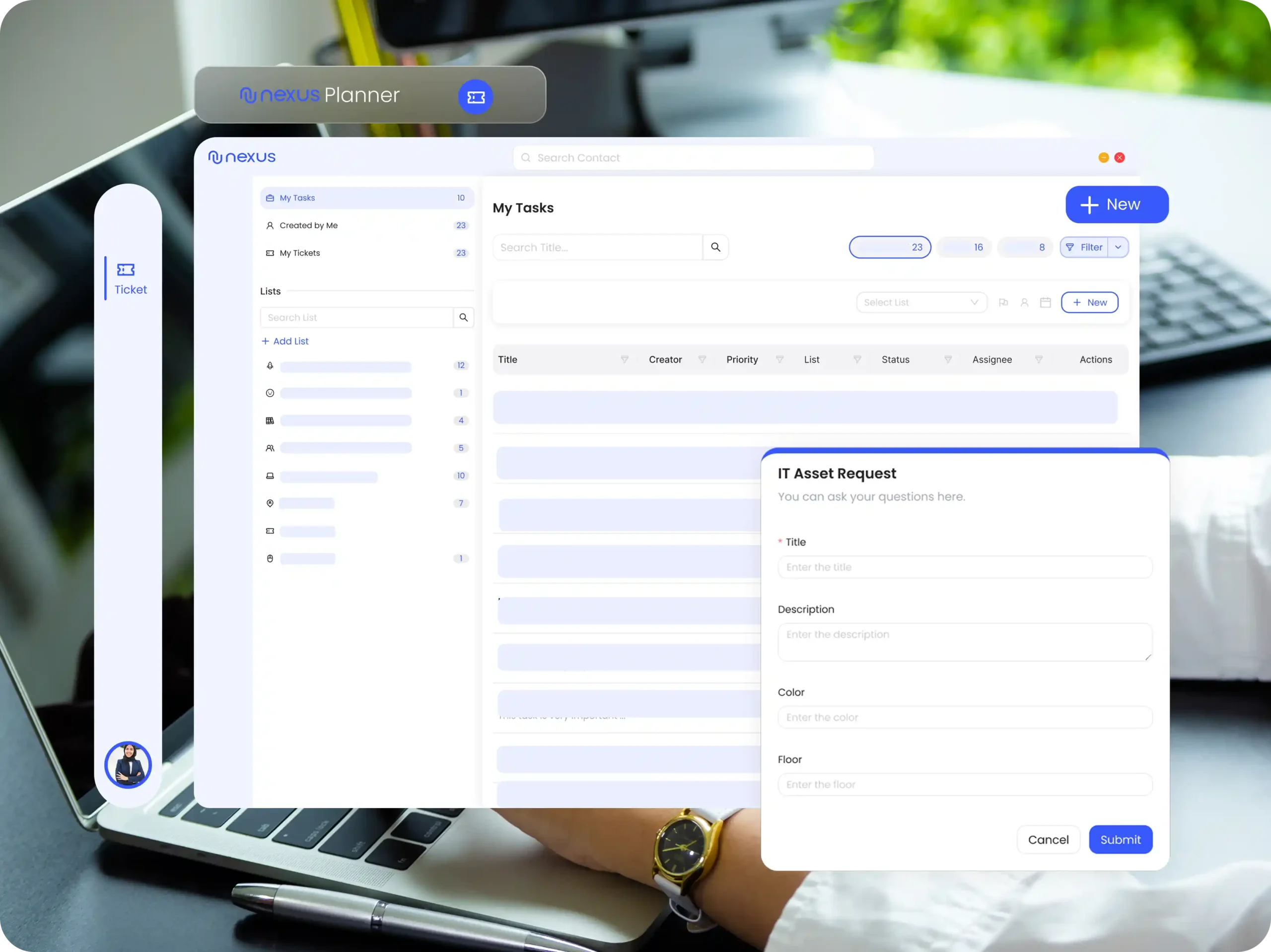 مدیریت تیکت